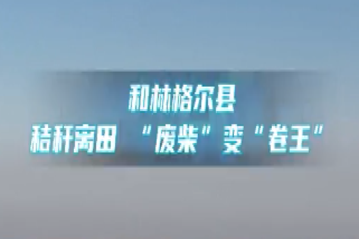 和林格尔县：秸秆离田 “废柴”变“卷王”