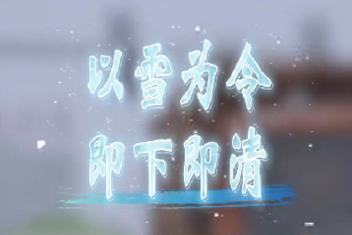 以雪为令  即下即清