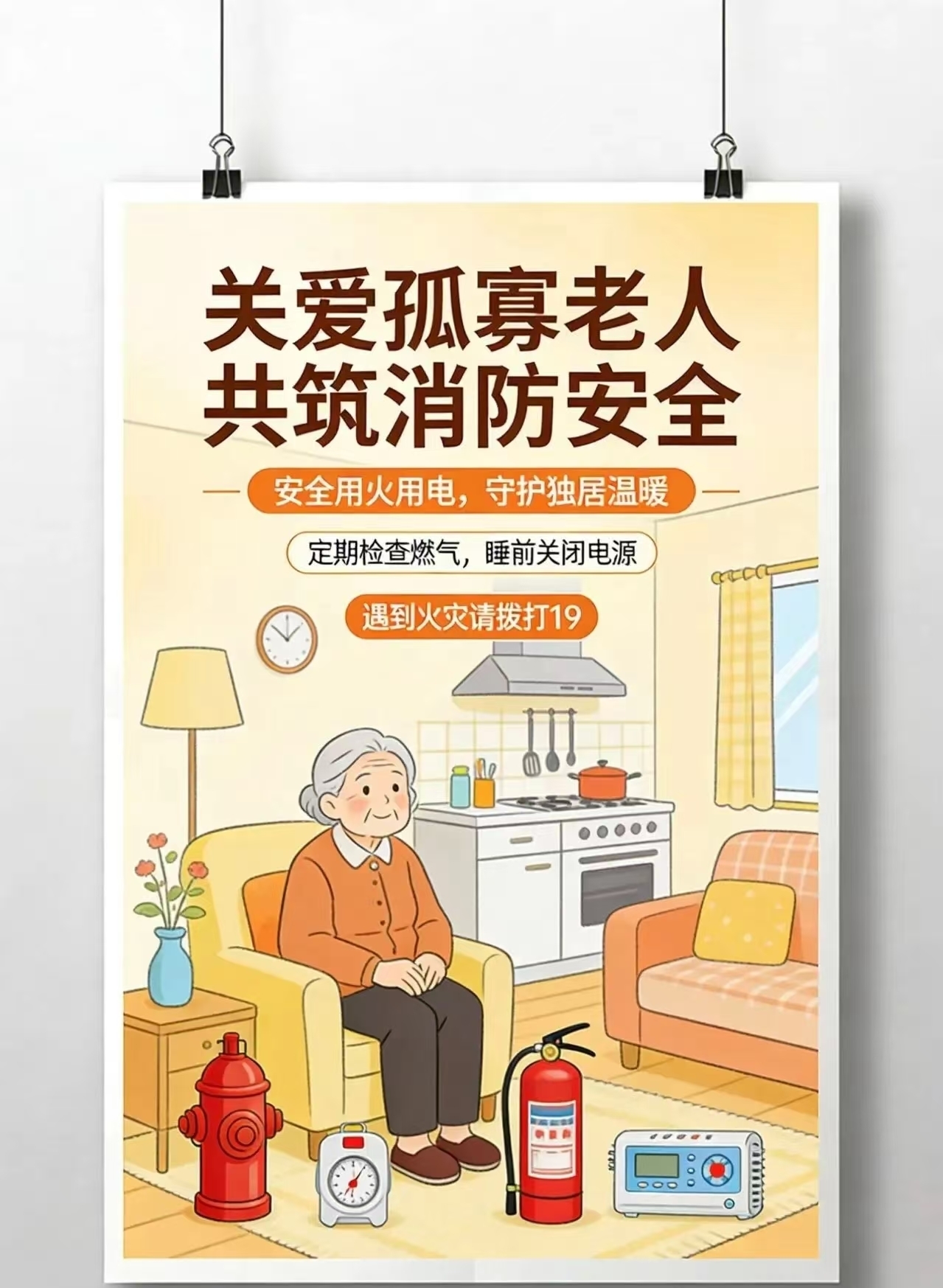 【文明兴和林】关爱孤寡老人  共筑安全防线