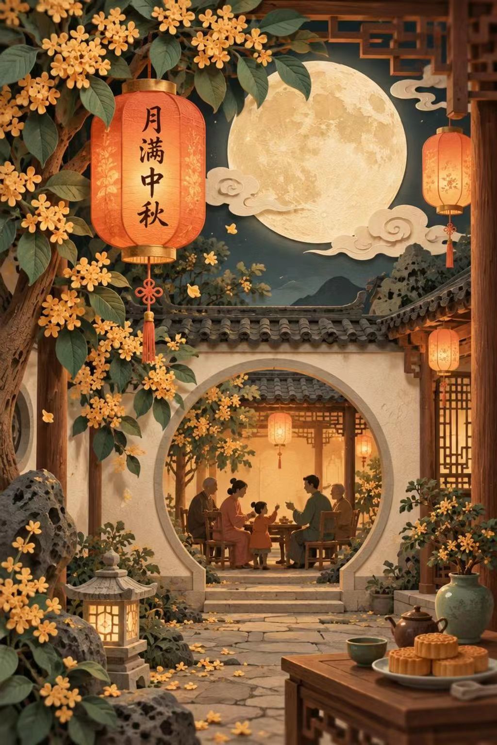 【文明兴和林】月圆人安 岁岁皆团圆